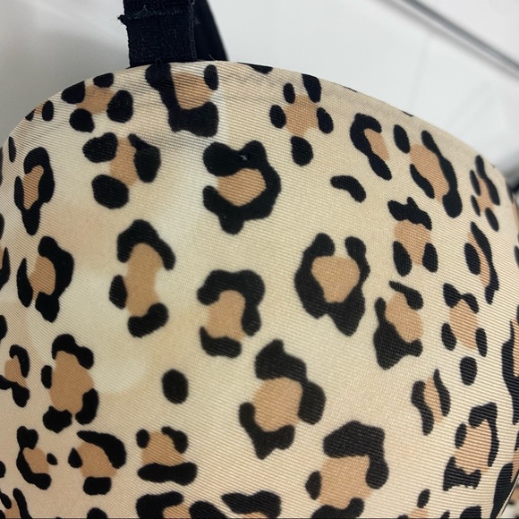 VICTORIAS SECRET Leapord-Print Push-Up Bra 32C - Picture 4 of 7